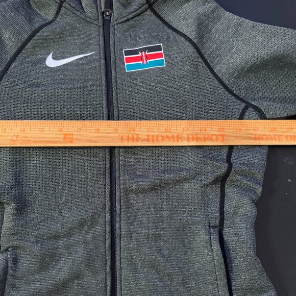 Nike Pro Elite Kenya Team Issue Tech Fleece Hoodie Jacket Running Womens S NEW - Picture 10 of 11